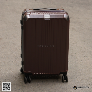 Vali xuất Nhật nhựa PC TravelKing 615, màu nâu, size 20-inch